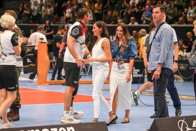 Meghan Markle 2023 Invictus Games Volleyballspil