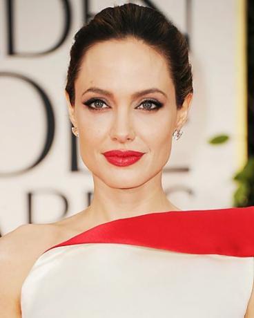Nejlepší červené rty: Angelina Jolie