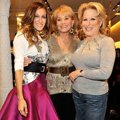 Sarah Jessica Parker, Barbara Walters ir Bette Midler – Oskaras de la Renta – 1 mados savaitės diena – 2010 m. pavasaris