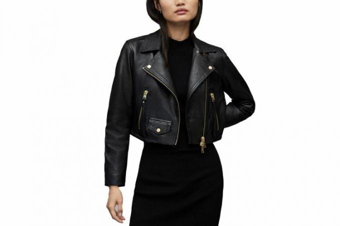 AllSaints Elora Nahkainen Biker-takki