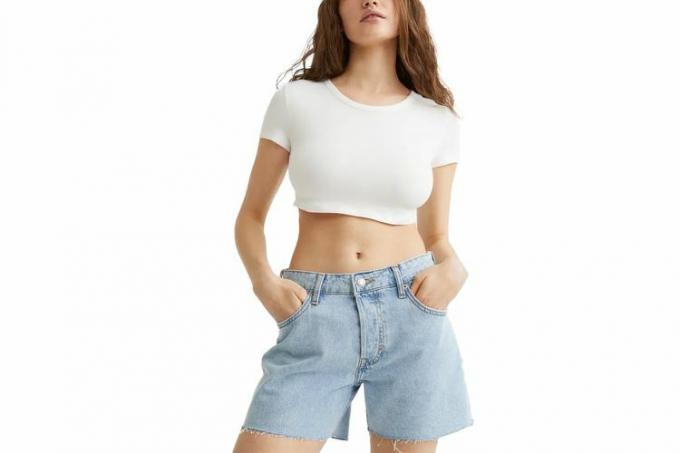 H& M 90s Boyfriend Low Denim shortsit