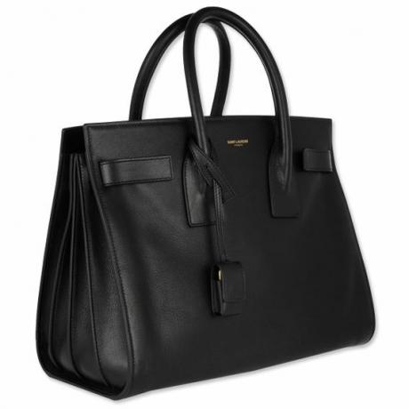 Černá kožená taška Saint Laurent