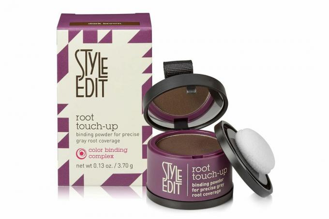 Amazon Style Edit Root Touch Up Powder pro tmavě hnědé vlasy