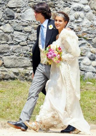 Svatební fotografie celebrit - Margherita Missoni a Eugenio Amos