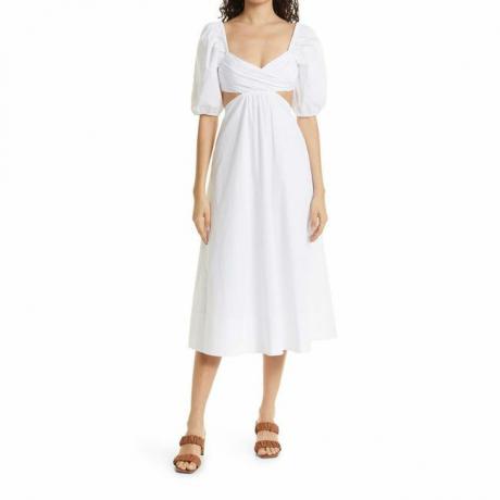 Bílé šaty Eva Longoria