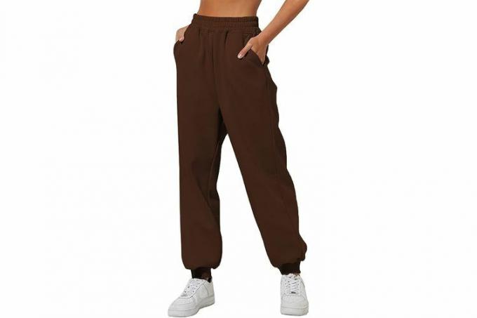 Amazon Yovela Pantalones deportivos holgados de talle alto para mujer 2023 Jogger de otoño