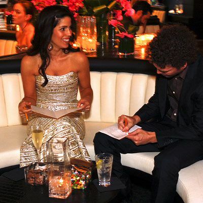 Ana Ortiz i Angel Sanchez, 2008 Academy Awards, In Style Oscar Viewing Party